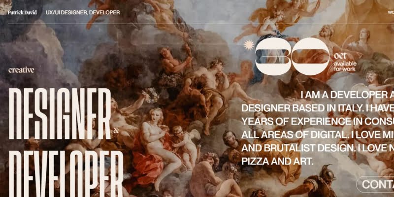 web developer portfolio: Patrick David